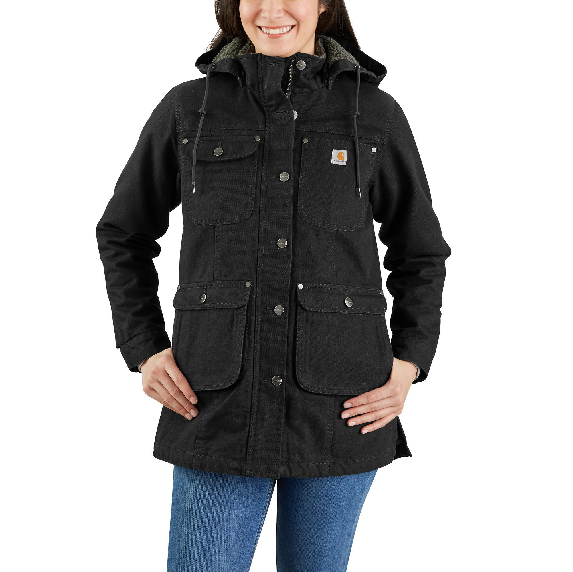 Carhartt Loose-Fit Weathered Washed Duck Coat for Ladies | Bass Pro Shops